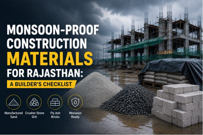 construction materials for monsoon in Rajasthan